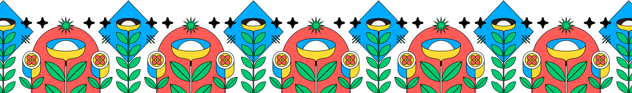Footer decoration